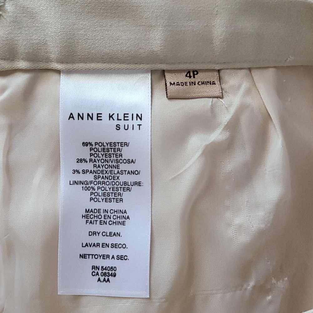 Anne Klein Executive Collection 2pc Short Sleeve & Skirt Set - Picture 11 of 13